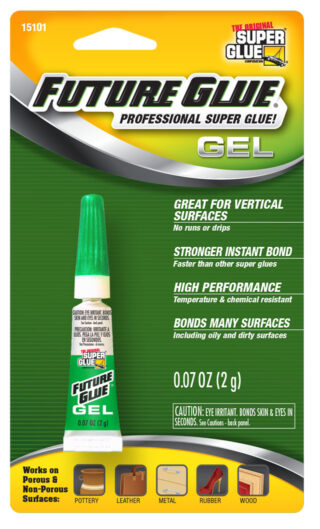 FUTURE GLUE® GEL On Packaging | The Original Super Glue Corporation.