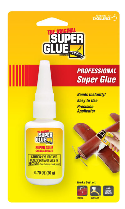 Superglue Corp 11710072 Single-Use Super Glue, Liquid, Characteristic,  Clear/Transparent, 0.5 g, Tube #VORG8678989, 11710072
