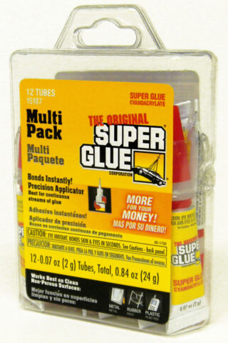 SUPER GLUE – TUBE On Packaging | The Original Super Glue Corporation.