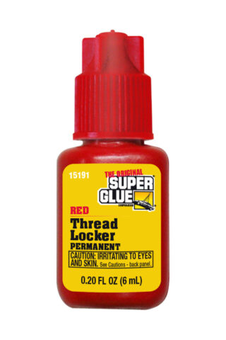 Red Permanent Threadlocker | The Original Super Glue Corporation