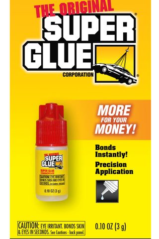 SUPER GLUE – BOTTLE On Packaging | The Original Super Glue Corporation