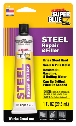 Steel Repair and Filler On Packaging | The Original Super Glue Corporation