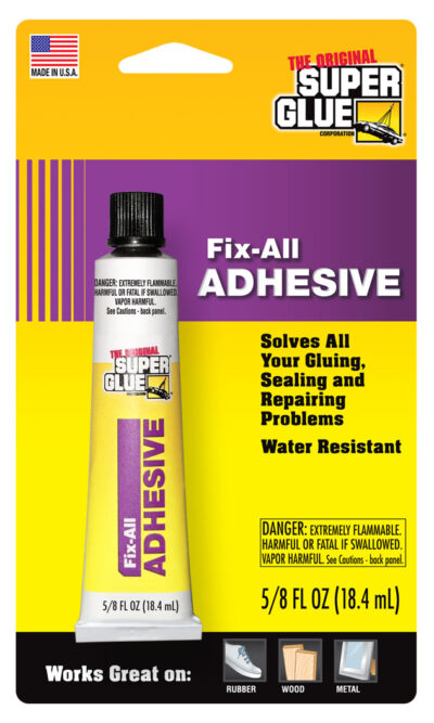 Fix-All Adhesive On Packaging | The Original Super Glue Corporation