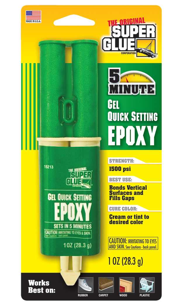 Rapid 5 Minute Epoxy Adhesive Glue - Fast Bond of All Materials